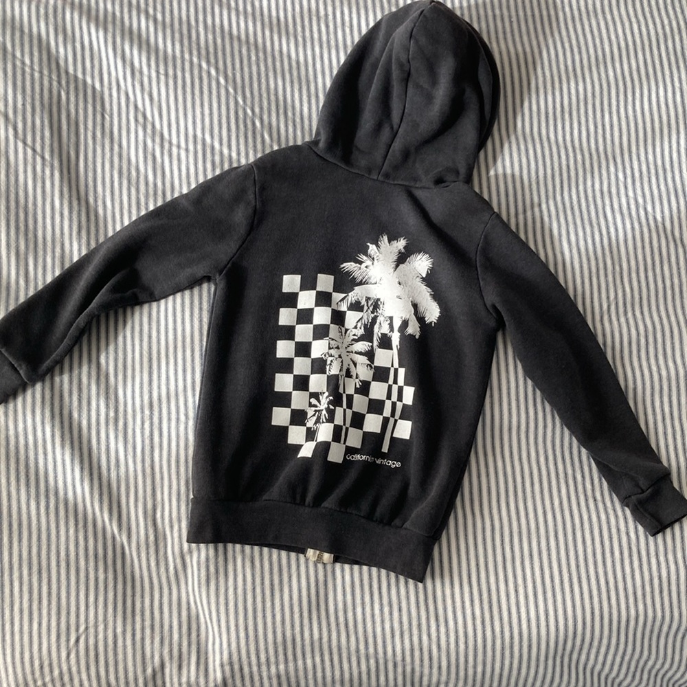 California vintage zip up hoodie 6T